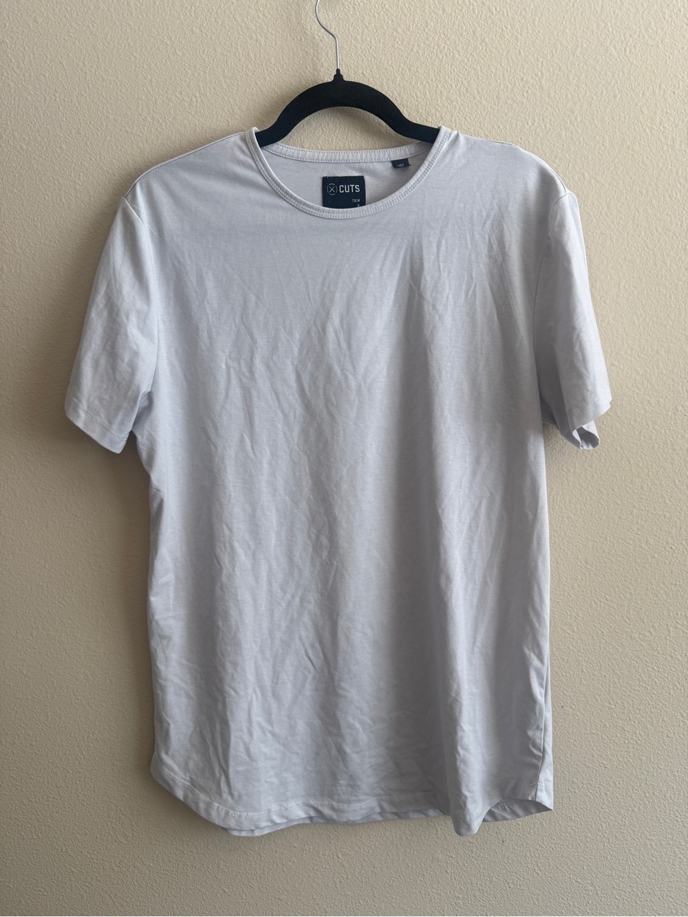 Cuts Clothing White Short Sleeve Crew Tee